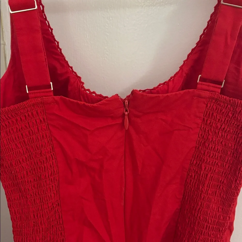 Abercrombie & Fitch Scarlet Red Sleeveless Maxi Dress